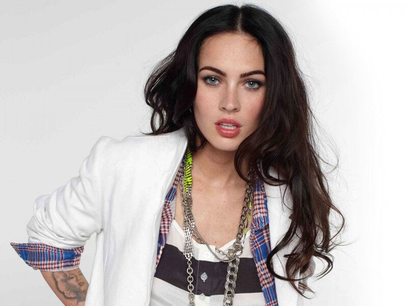 Megan Fox in white blazer
