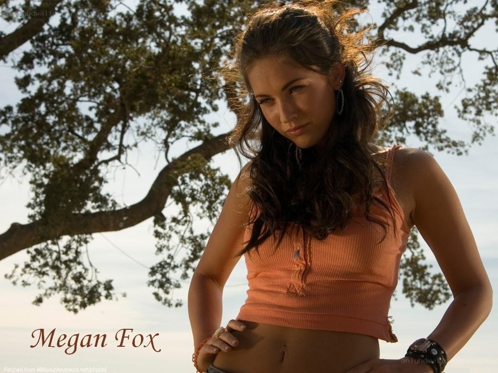 Megan Fox outdoors