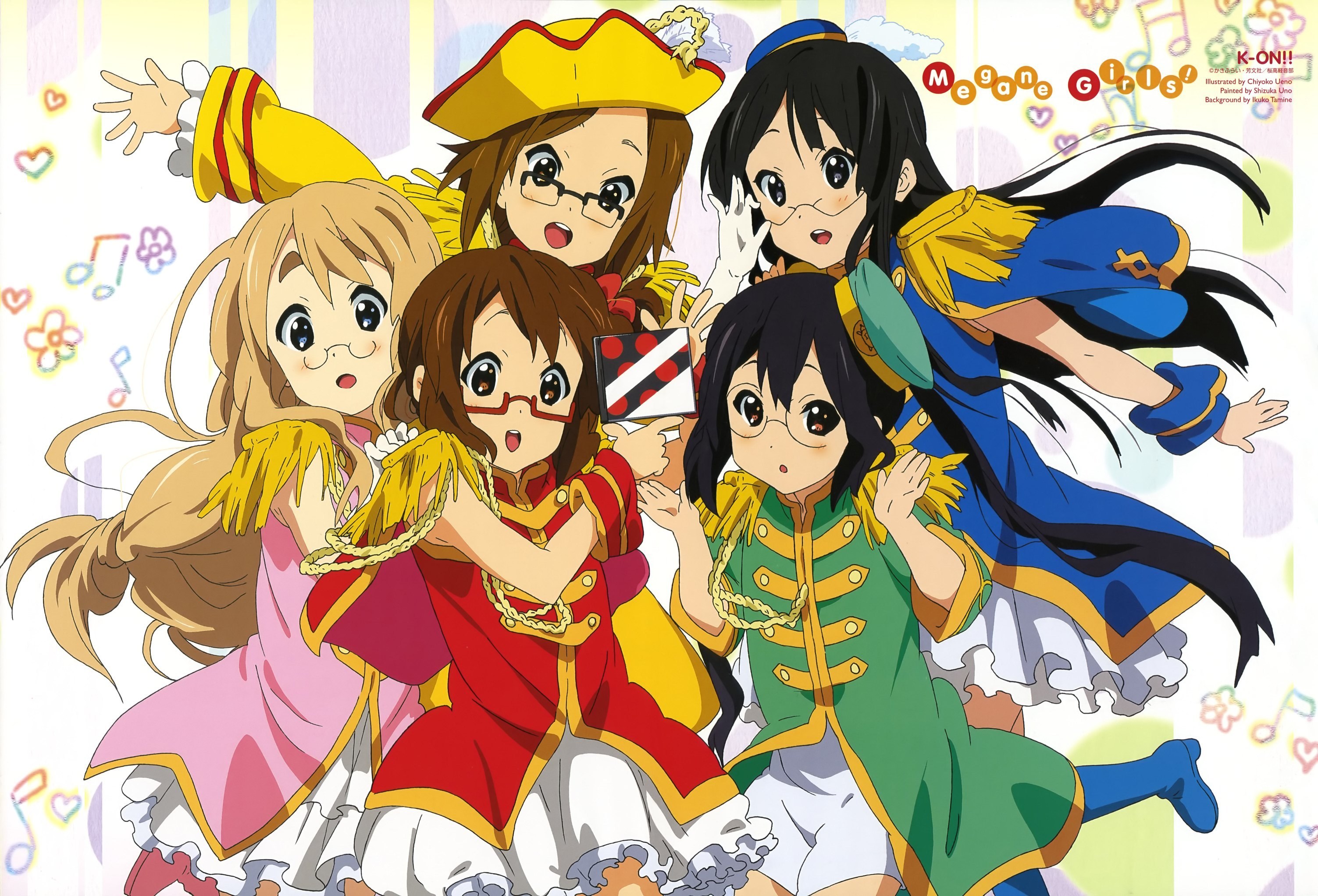 Megane Girls group illustration