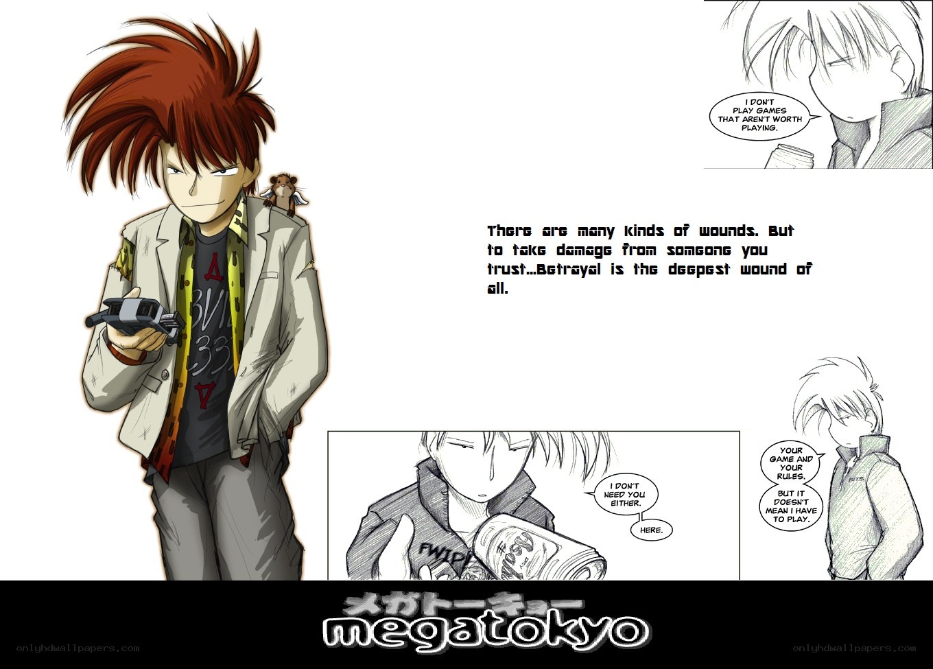 Megatokyo comic panel