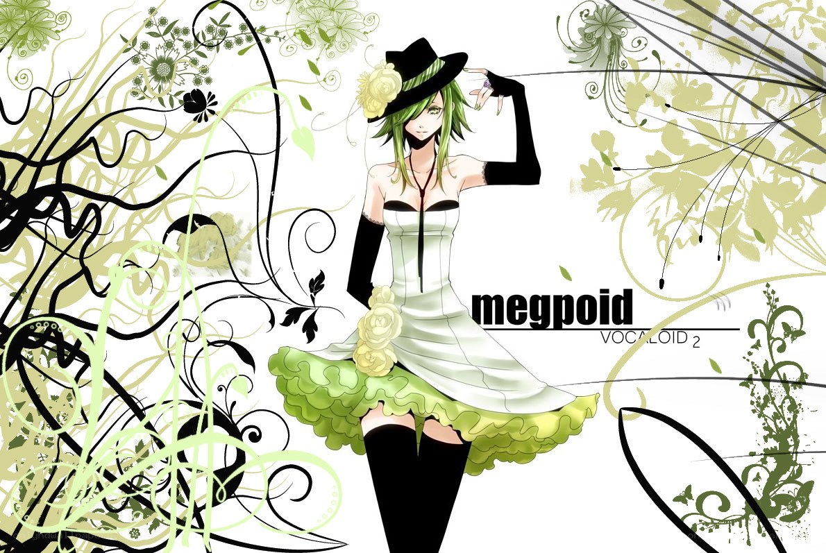 Megpoid character illustration