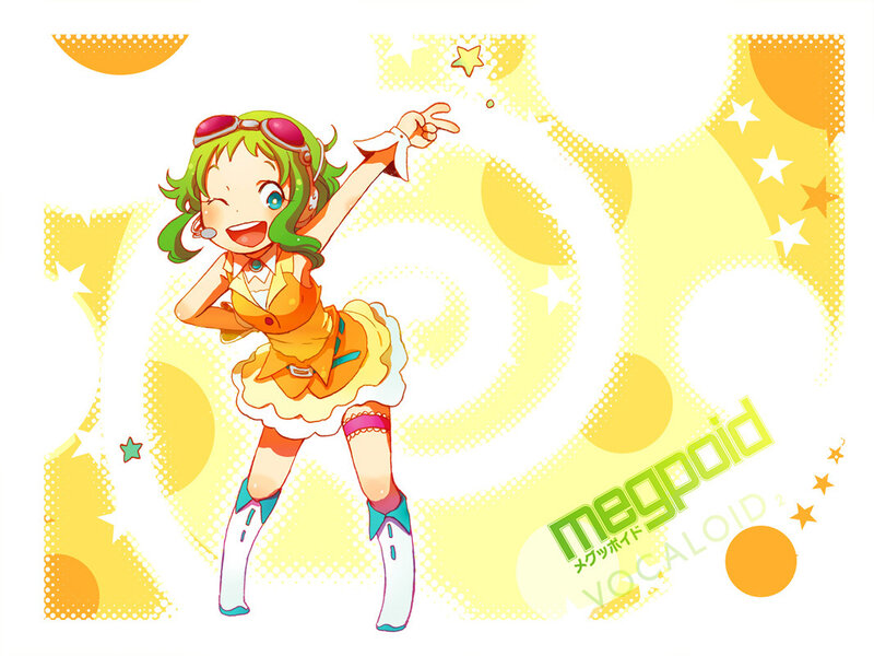 Megpoid character illustration