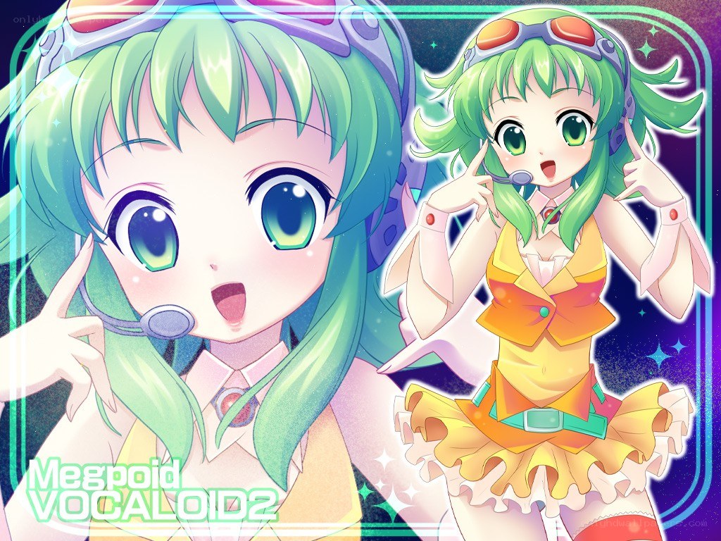 Megpoid Vocaloid 2 character art
