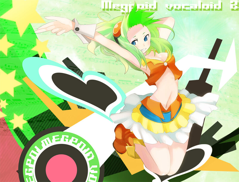 Megpoid Vocaloid character art
