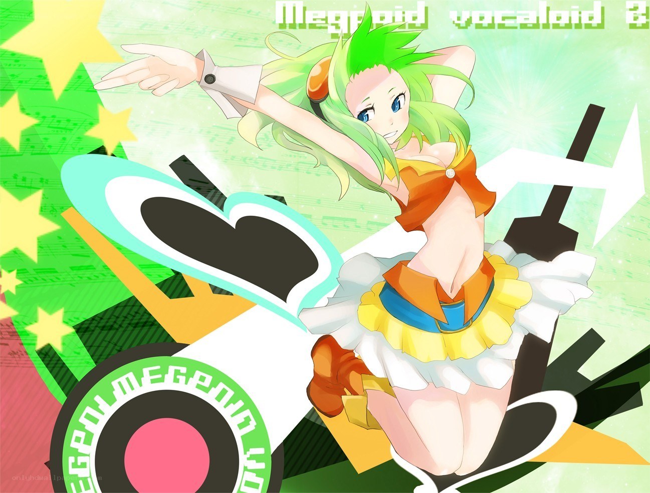 Megpoid Vocaloid Character Art