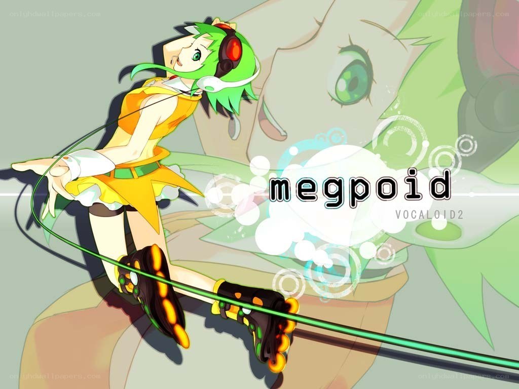 Megpoid Vocaloid2 character art