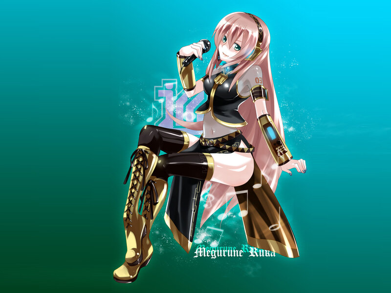 Megurine Luka singing