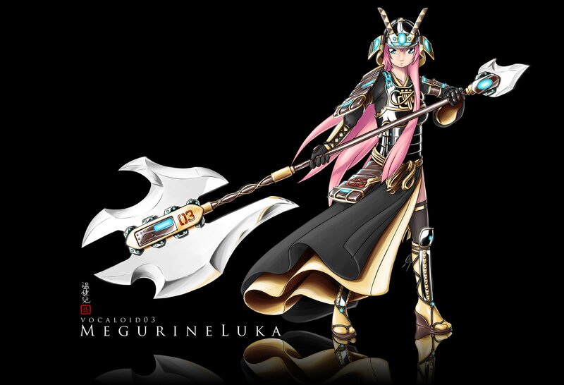 Megurine Luka warrior character