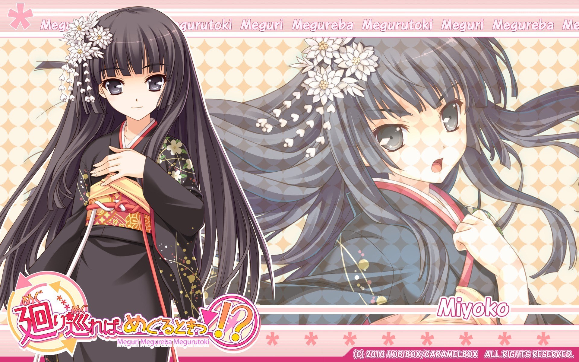 Megurutoki anime character art