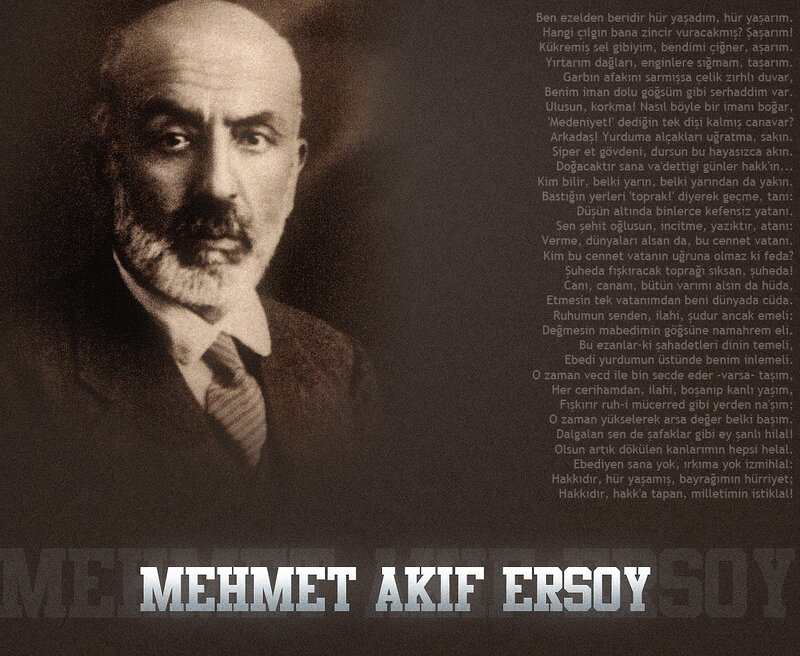 Mehmet Akif Ersoy portrait