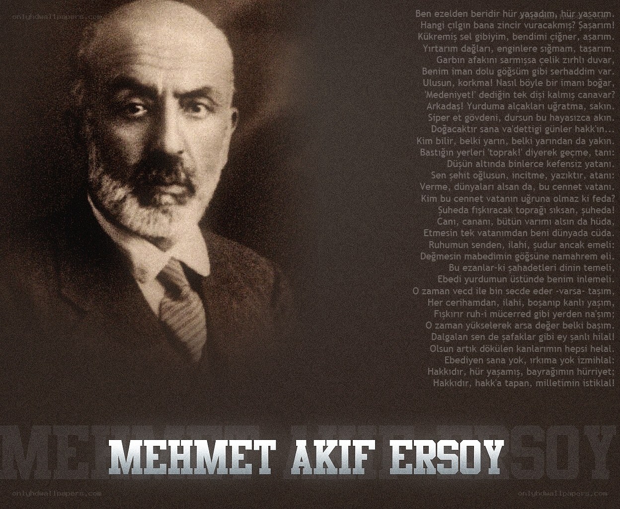 Mehmet Akif Ersoy portrait