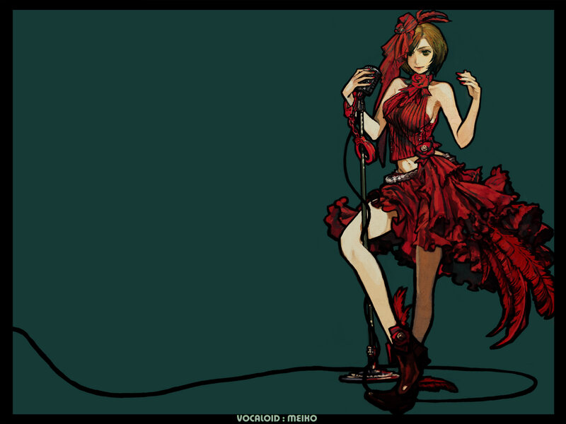 Meiko singing at microphone