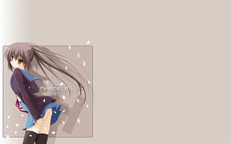 Melancholy of K character art