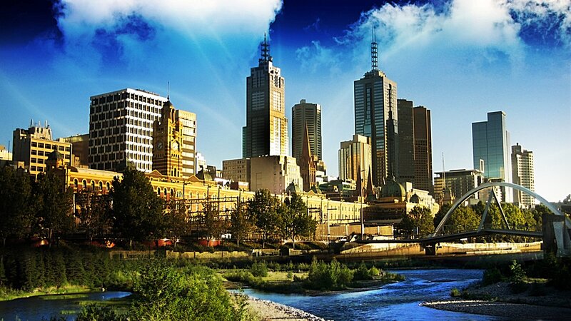 Melbourne city skyline