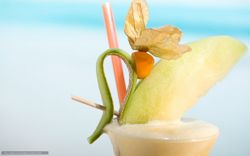 Melon Drink Garnish