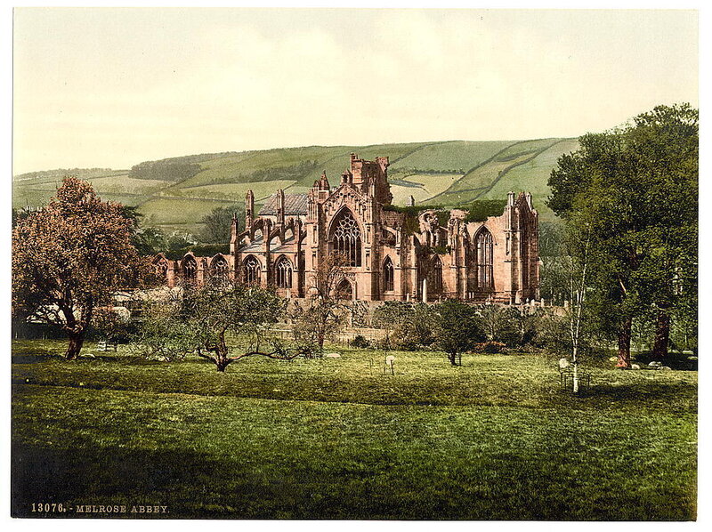Melrose Abbey ruins