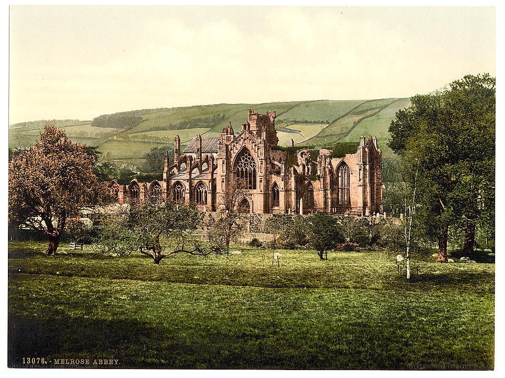Melrose Abbey ruins
