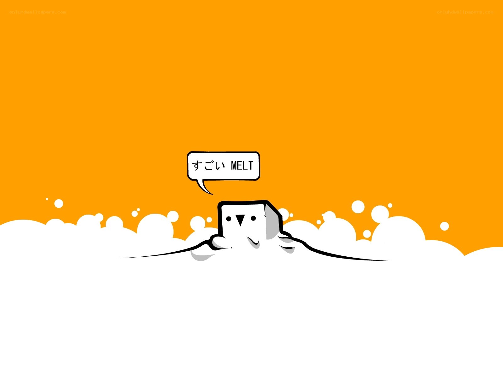 Melt character in clouds