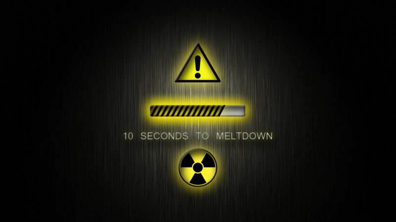 Meltdown countdown warning