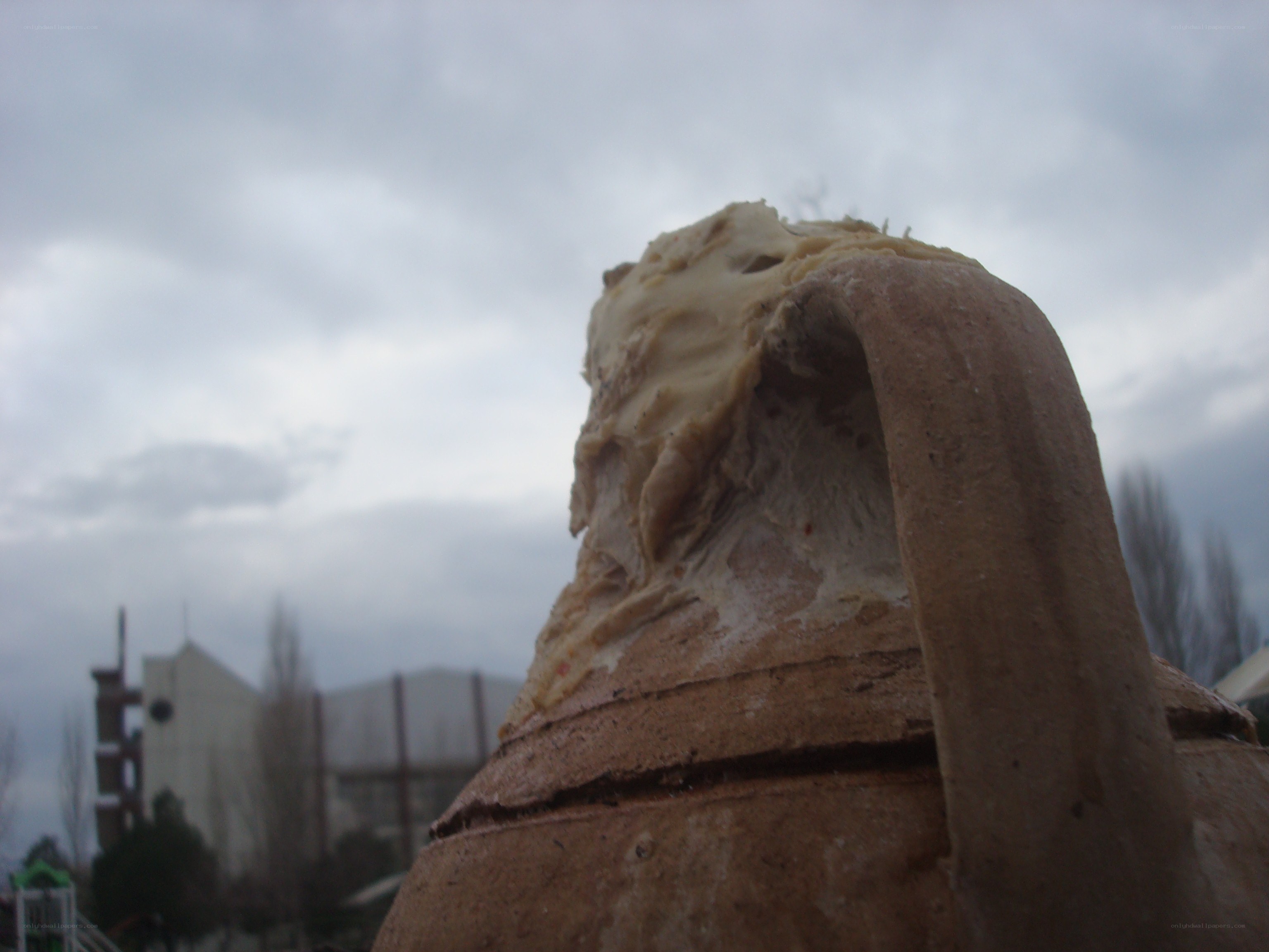 melted ice cream cone