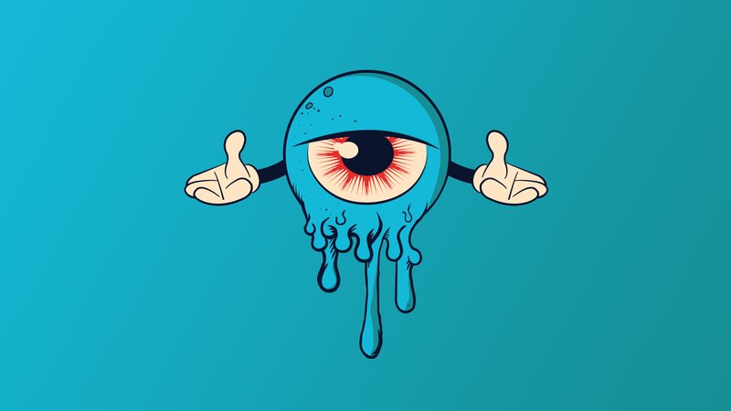 Melting Blue Eye