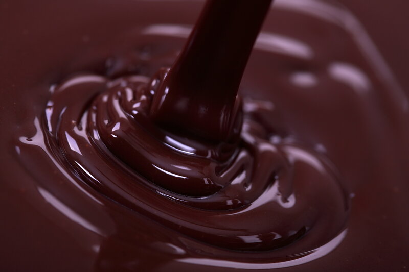 melting chocolate swirl