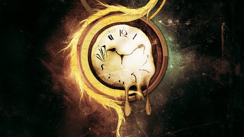Melting Clock — Yellow