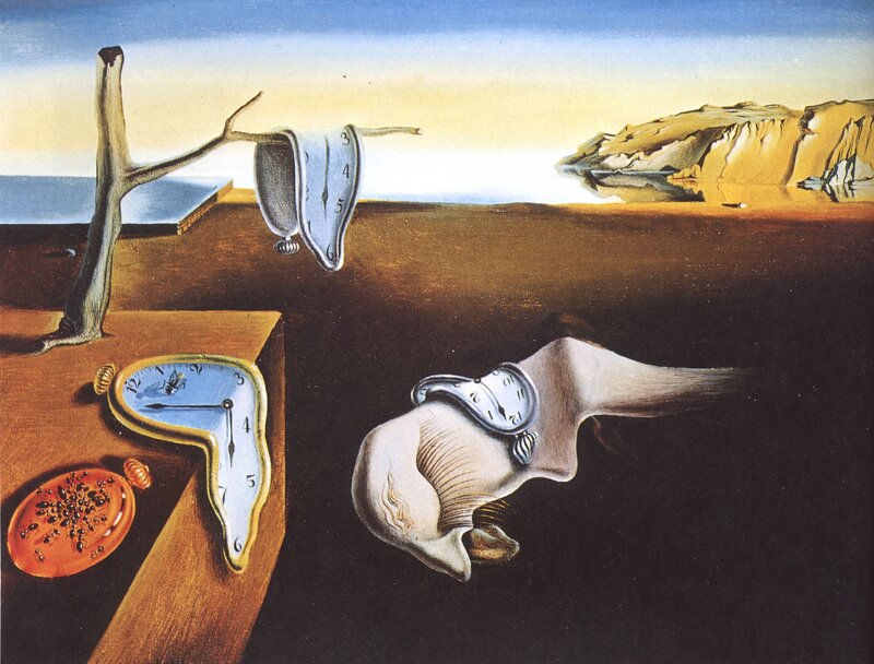 Melting Clocks Landscape — Brown