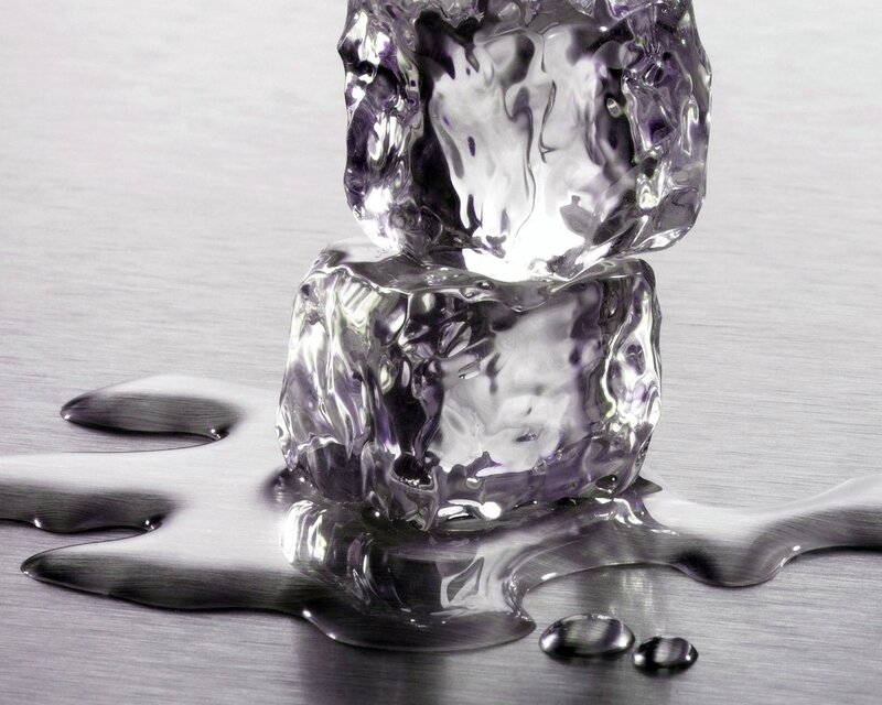 Melting Ice Cubes — Silver