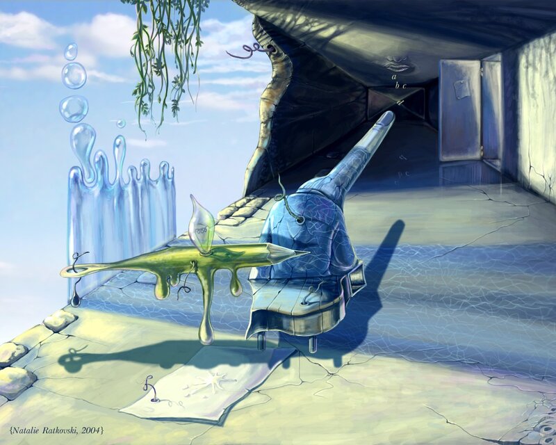 Melting Paintbrush