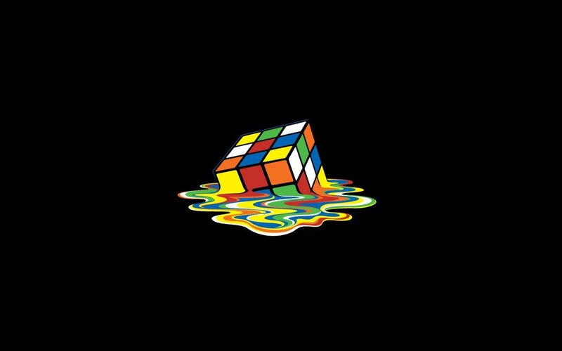 Melting Rubik's Cube