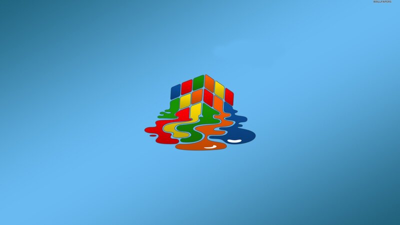 Melting Rubik's Cube