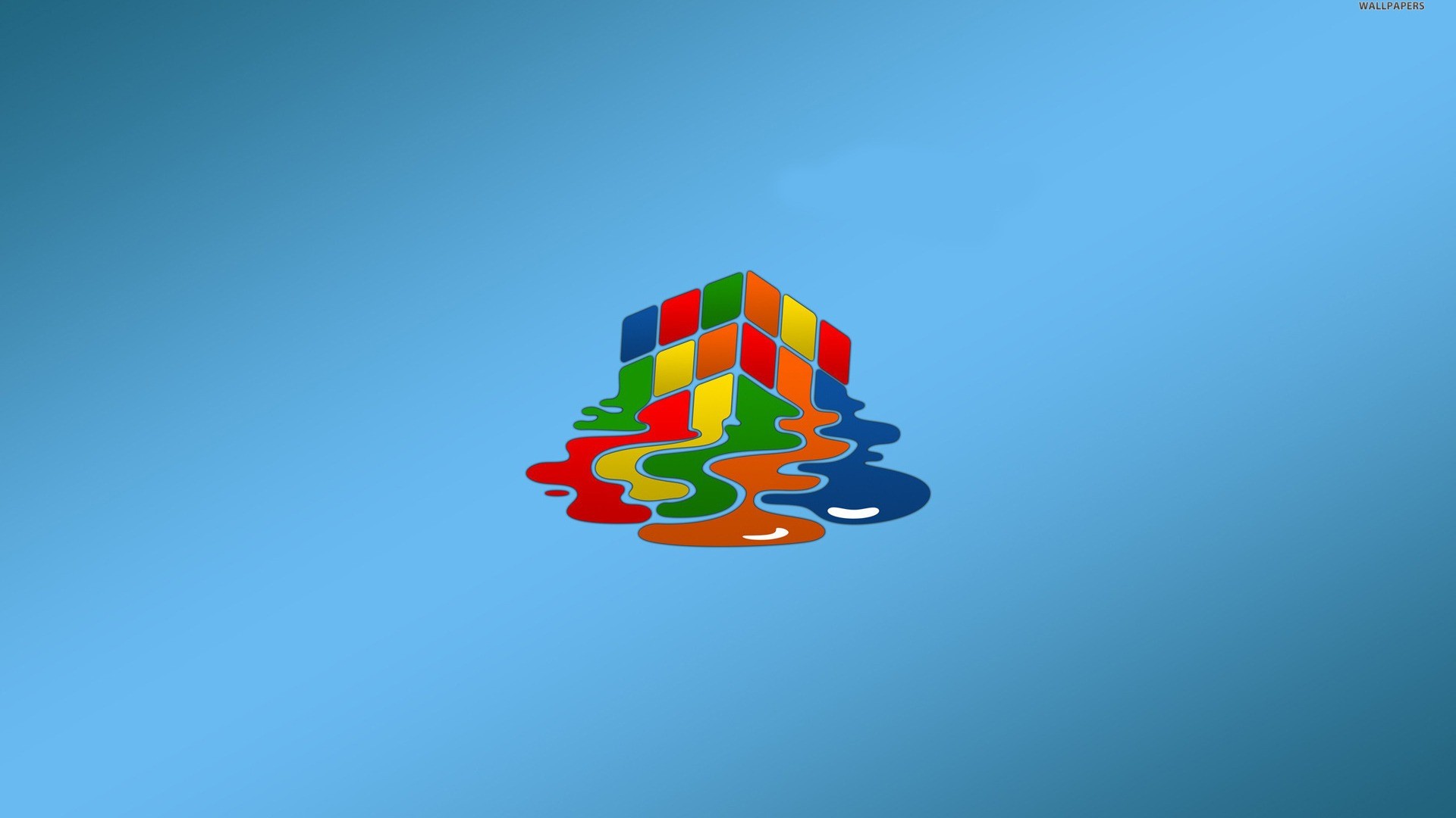 Melting Rubik's Cube