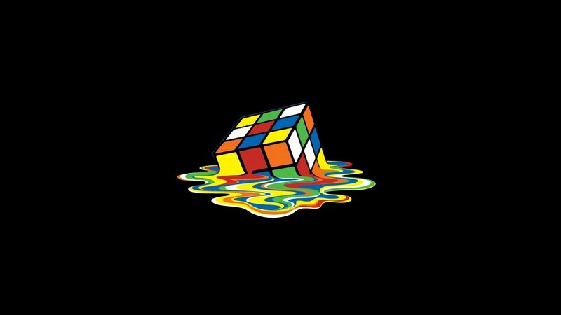 Melting Rubik's Cube