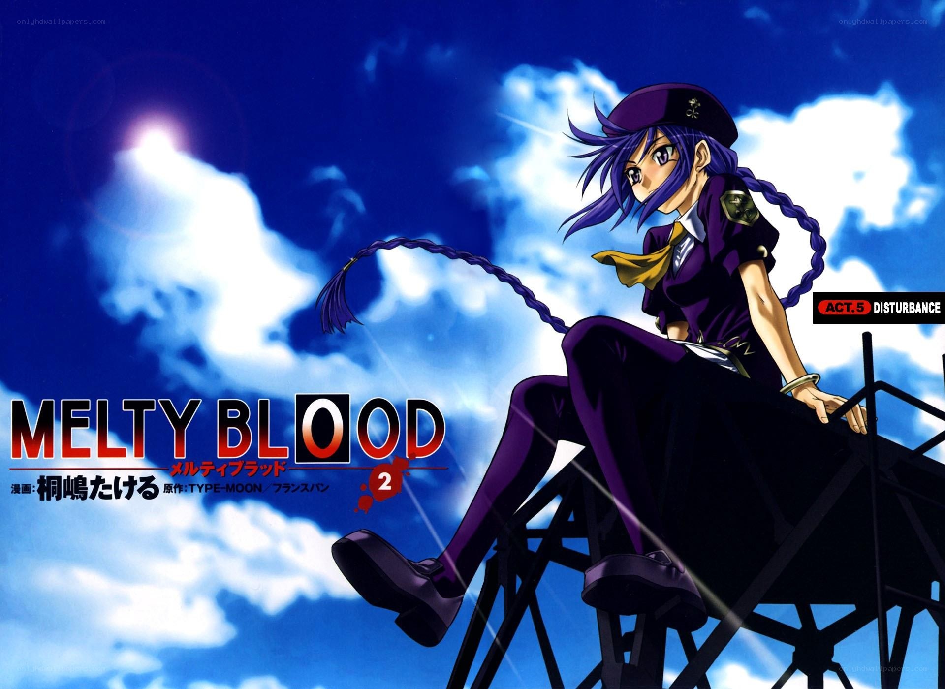 Melty Blood character art