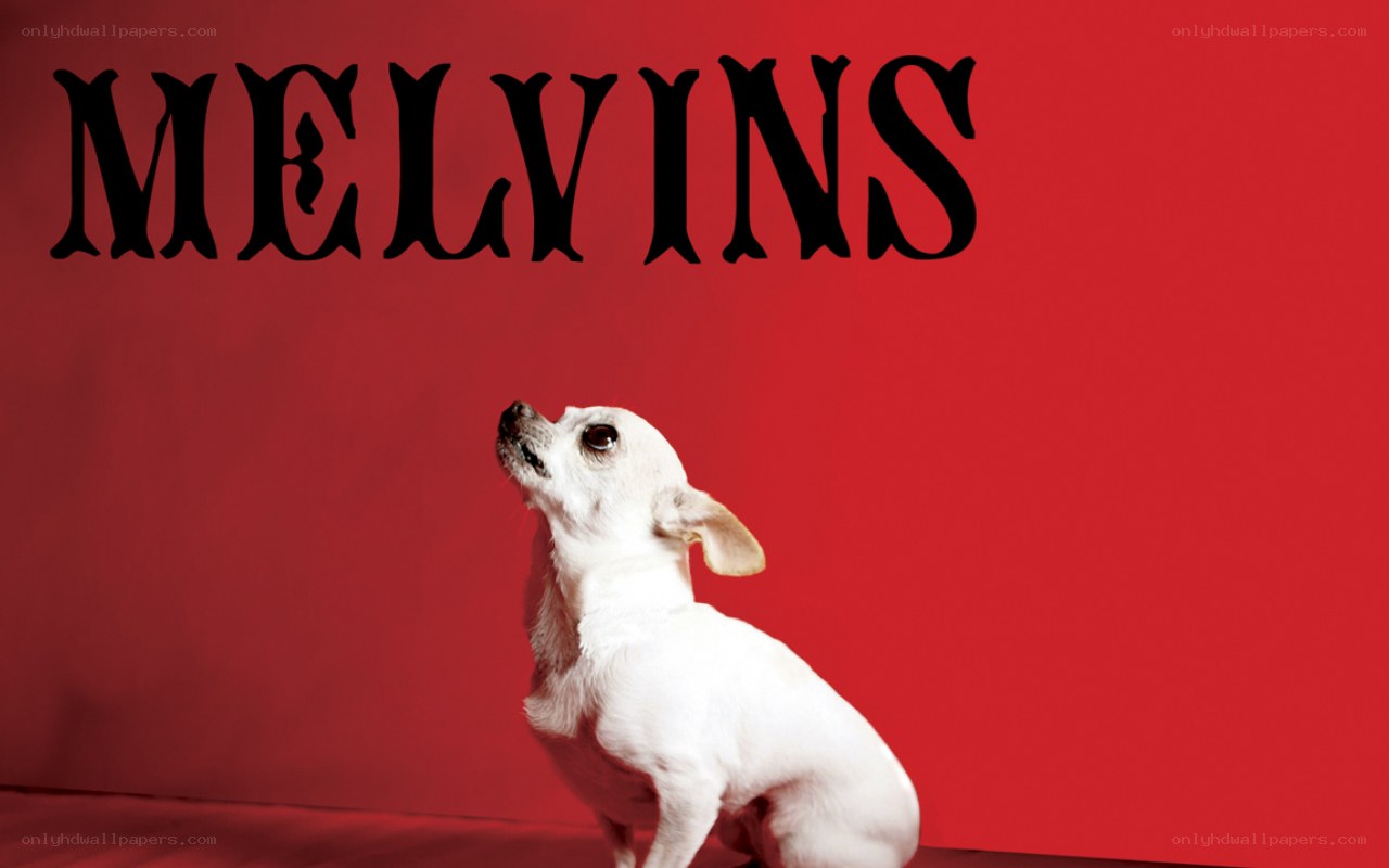 Melvins band logo with dog