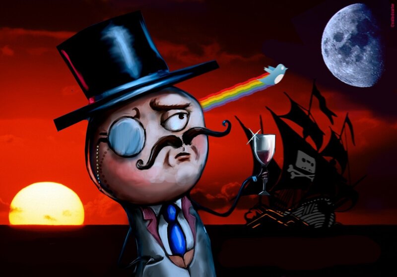 meme character with top hat
