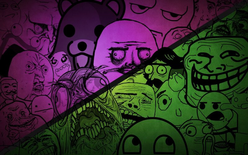 meme collage wallpaper