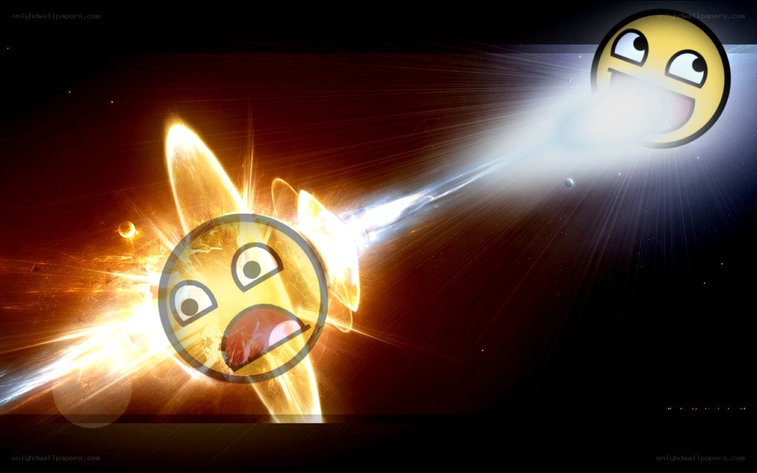Meme explosion in space