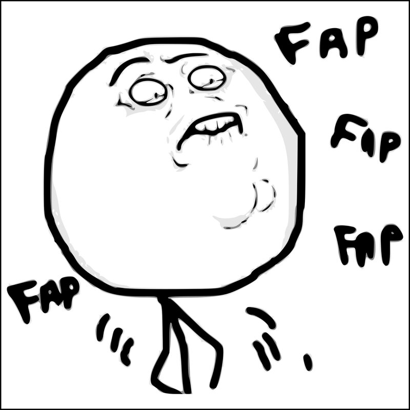 Meme Face with Fap Text