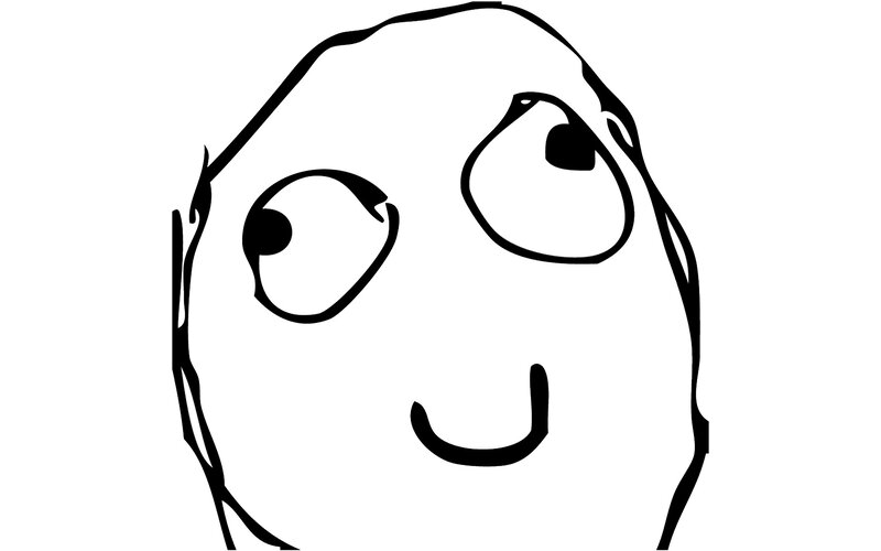 meme face with wide eyes