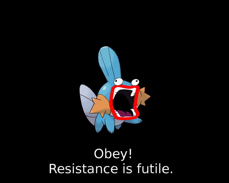 Meme of a Pokémon shouting