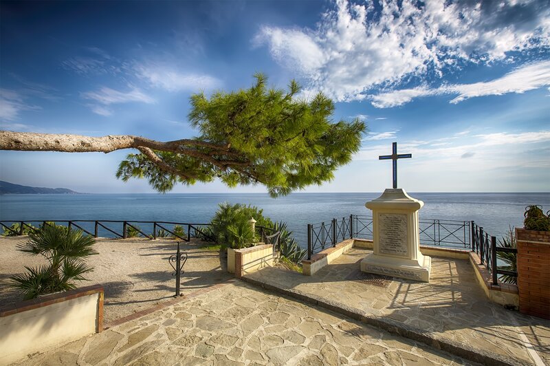 Memorial Cross by Sea