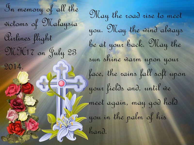 Memorial Cross with Flowers