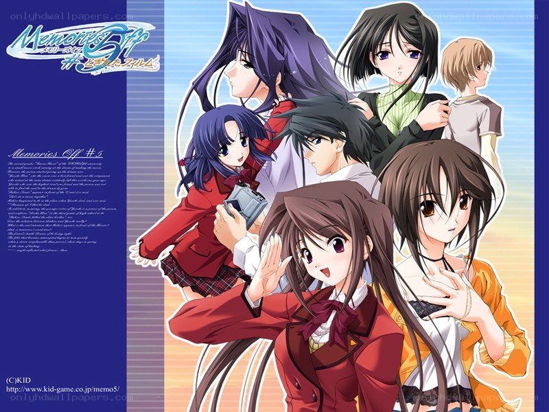Memories Off #5 anime characters