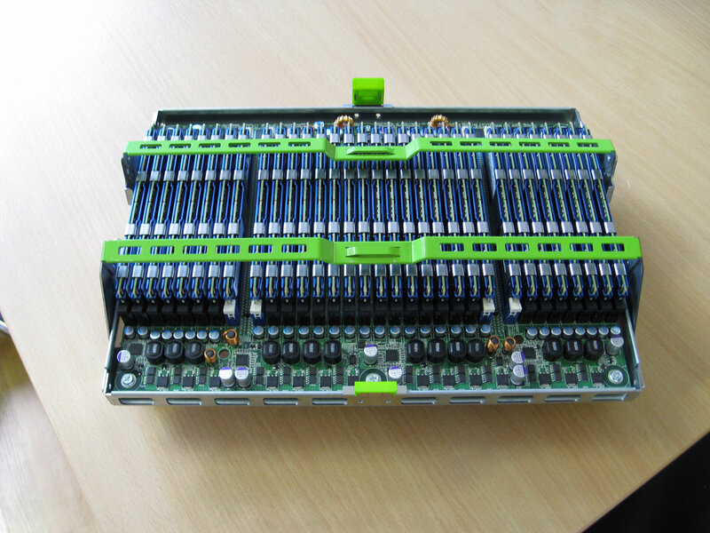 memory module array on circuit board