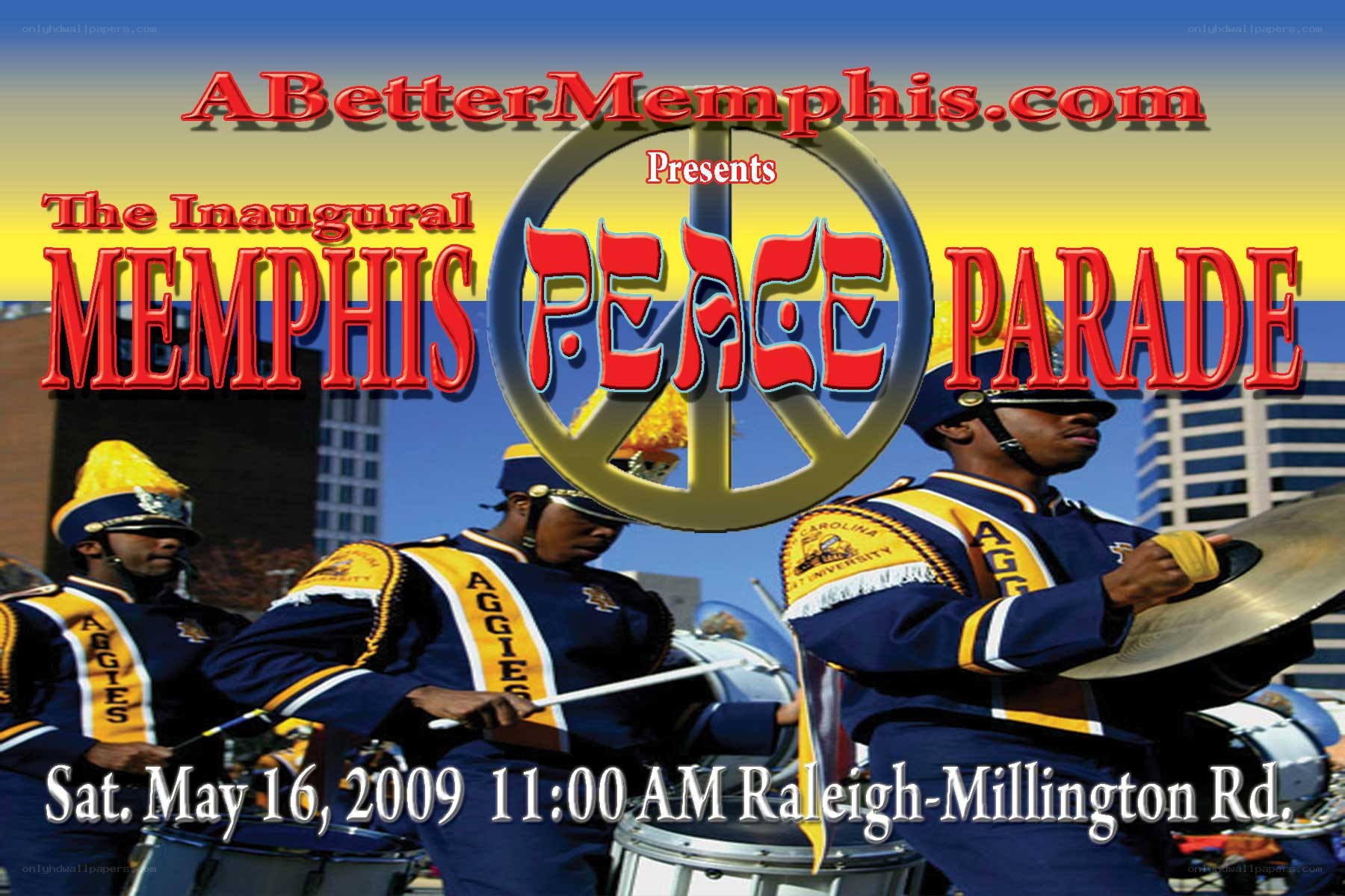 Memphis Peace Parade poster