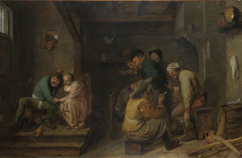 Men and Women in Tavern