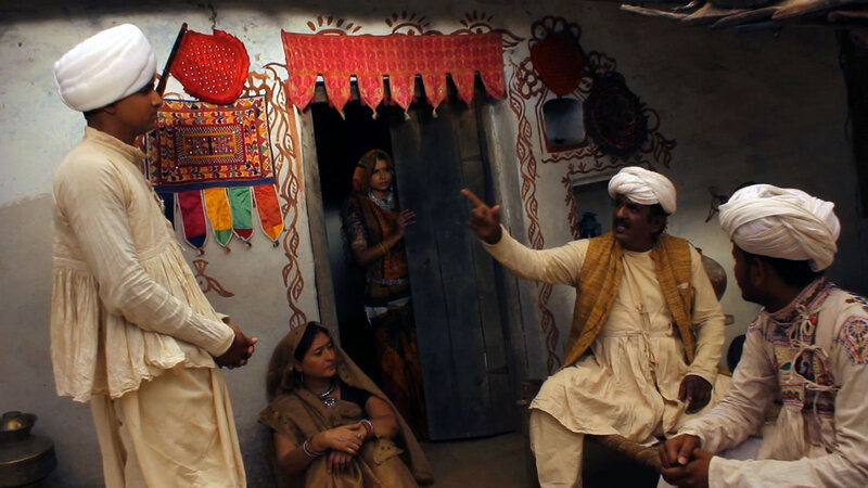 Men and Women in Village