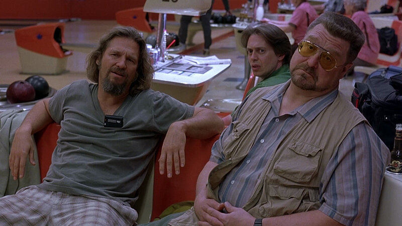 Men at a bowling alley